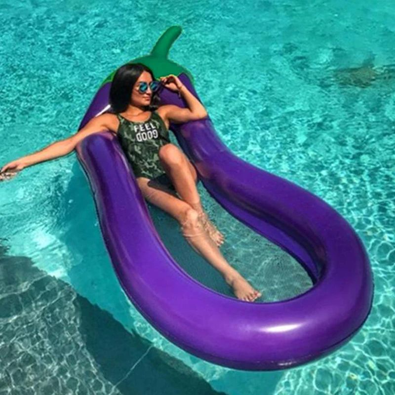 Hamac flottant en forme d'aubergine - Kf s a f ddfa - Summer Waterfun