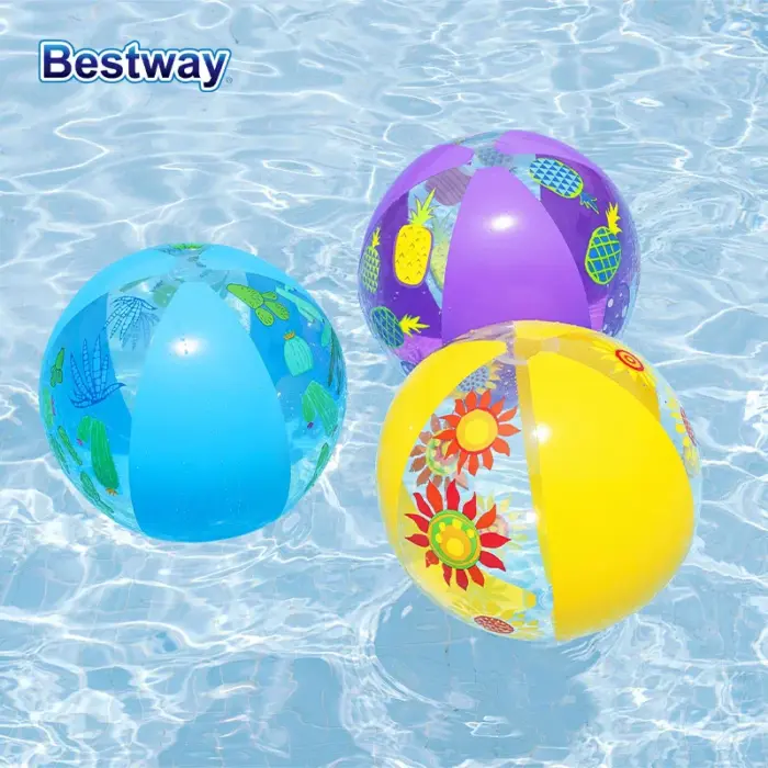Ballon de plage gonflable coloré à motif - Kf s e b c b be d bdcm - Summer Waterfun