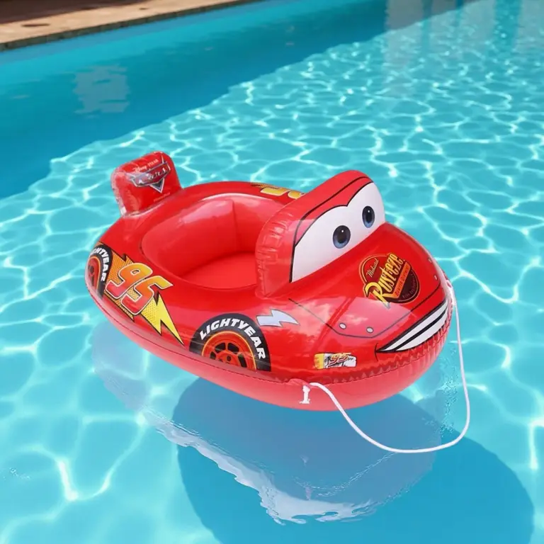 Bouée siège enfant "McQueen" dans Cars - Kf s af eb f b d c d s - Summer Waterfun