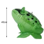 Bouée "Grenouille verte" gonflable (avec lumière clignotante) - Kf s cf cc e dc f ax - Summer Waterfun