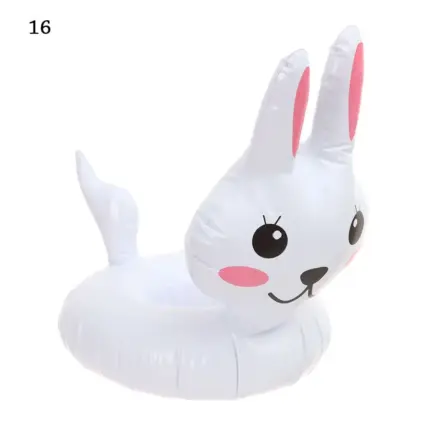 Porte-gobelet flottant "Lapin blanc" gonflable - Kf s e e bdb a abc af b e p - Summer Waterfun