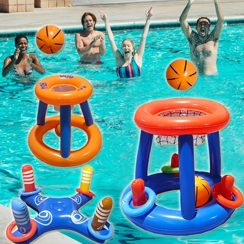 Panier de basket gonflable pour piscine - Kf s a b caade d f ecf i - Summer Waterfun