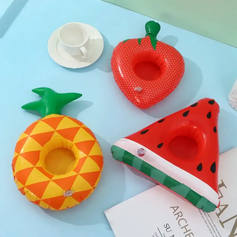 Porte-gobelet flottant "Captain America" gonflable - Kf s f cbcd e e a bead c e b - Summer Waterfun