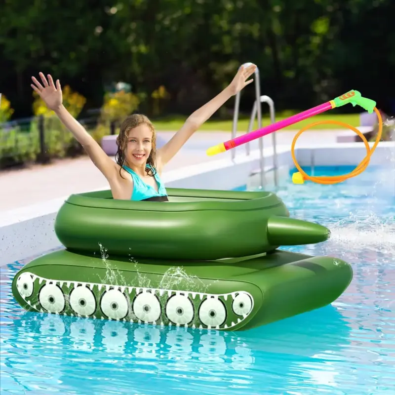 Bouée Tank avec pulvérisateur à deau - Kf s a f b a bef a f c - Summer Waterfun