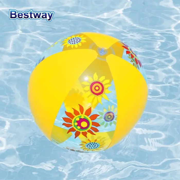 Ballon de plage gonflable coloré à motif - Kf s b f dbcf be ed e ba - Summer Waterfun