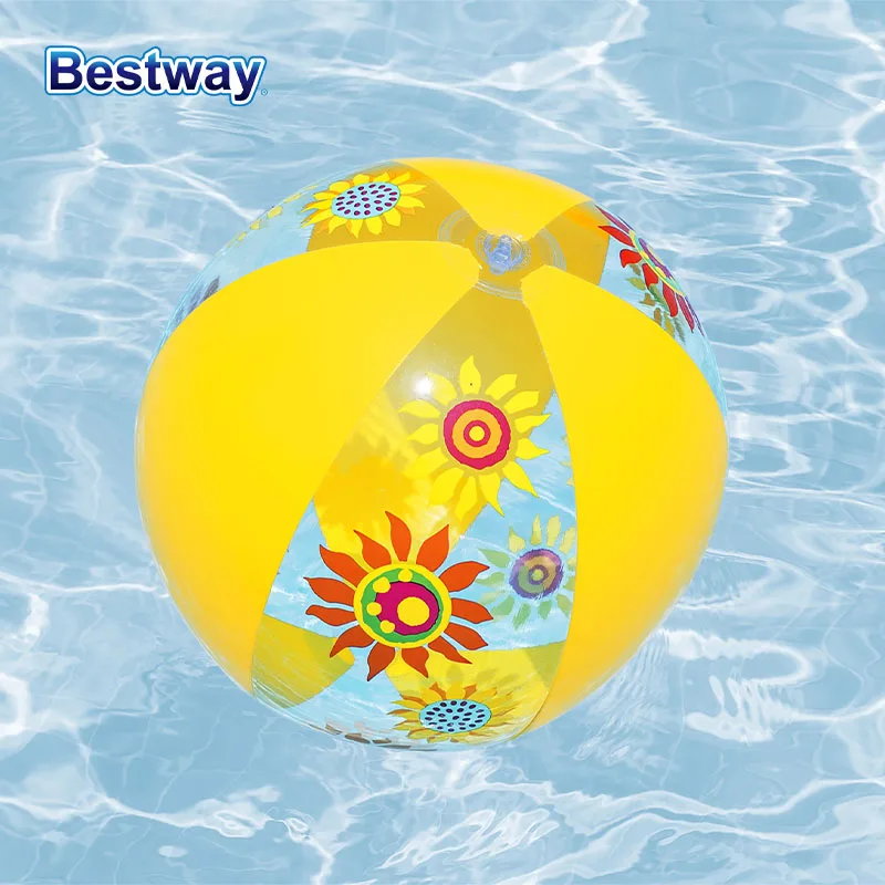 Ballon de plage gonflable coloré à motif - Kf s b f dbcf be ed e ba - Summer Waterfun