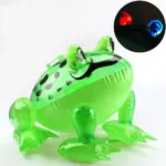 Bouée "Grenouille verte" gonflable (avec lumière clignotante) - Kf s d baf ce aa d e db z - Summer Waterfun