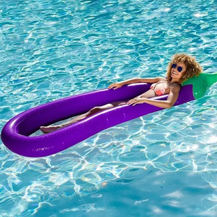 Hamac flottant en forme d'aubergine - Kf sa bc c a bb dab e ed - Summer Waterfun