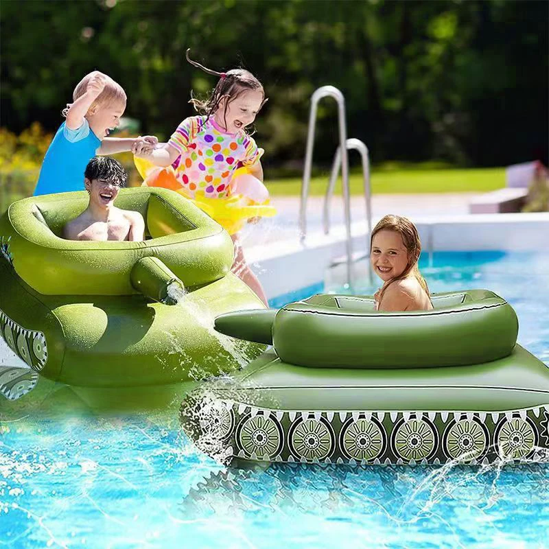 Bouée Tank avec pulvérisateur à deau - Kf sb f d e a c e x - Summer Waterfun