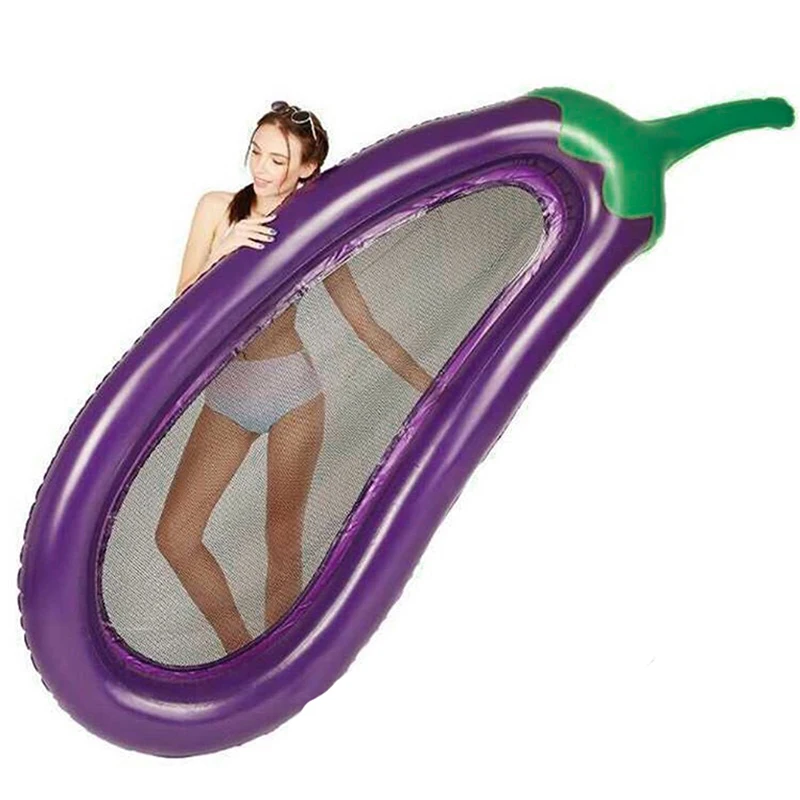 Hamac flottant en forme d'aubergine - Kf sb f bf a c a fc af e fb q - Summer Waterfun
