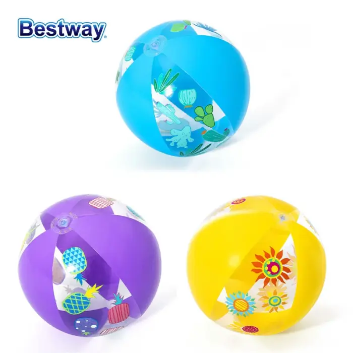 Ballon de plage gonflable coloré à motif - Kf sc d e c eac b - Summer Waterfun