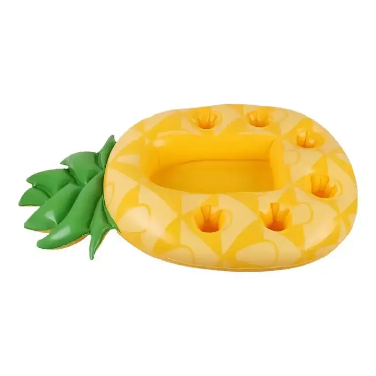 Table flottante "Ananas" avec porte gobelets - Kf scdeb c ac c ac a a f bf fcfc - Summer Waterfun
