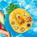 Table flottante "Ananas" avec porte gobelets - Kf sebadfc cee cb ceb - Summer Waterfun