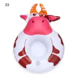 Porte-gobelet flottant "Vache" gonflable - Kf sf cca b bc bf c eeeeab b - Summer Waterfun