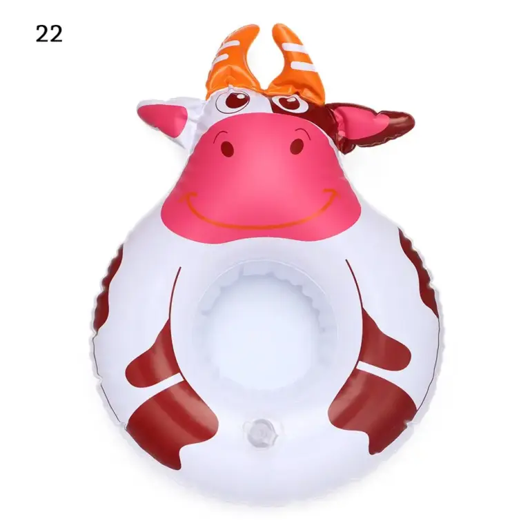 Porte-gobelet flottant "Vache" gonflable - Kf sf cca b bc bf c eeeeab b - Summer Waterfun