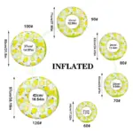 Bouée de piscine imprimé citron - Kf sffe df d ed fcaa fdef a - Summer Waterfun