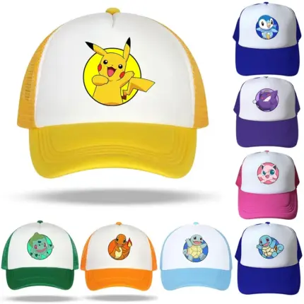 Casquette de Baseball "Pikachu" dans Pokémon - Kf s bf a fa d a b d f ef dp - Summer Waterfun