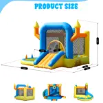 Maison chateau gonflable de rebond pour enfants - Kf s d b da d c a fcad d fl - Summer Waterfun