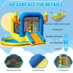 Maison chateau gonflable de rebond pour enfants - Kf s d da e d b cf d eeh - Summer Waterfun