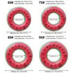 Bouée "Pastèque" ronde - Kf s c caa a dfd edf b a e - Summer Waterfun