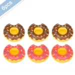 Lot de 6 porte gobelets "Donuts" - Kf s d fc f b bd acfa da - Summer Waterfun