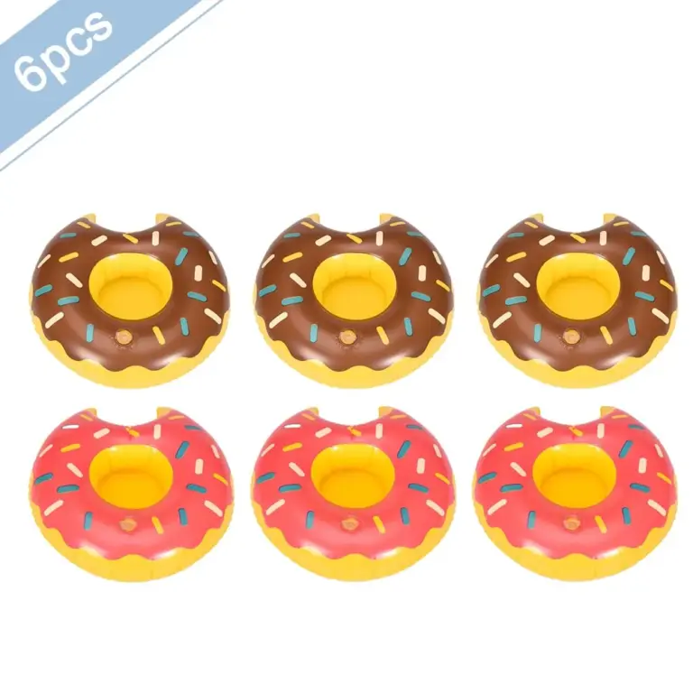 Lot de 6 porte gobelets "Donuts" - Kf s d fc f b bd acfa da - Summer Waterfun