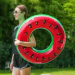 Bouée "Pastèque" ronde - Kf se e ef cea f d c fa l - Summer Waterfun