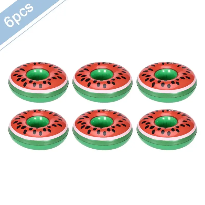 Lot de 6 porte gobelets "Pastèque" - Kf sf efdf ac a ba e a c g - Summer Waterfun