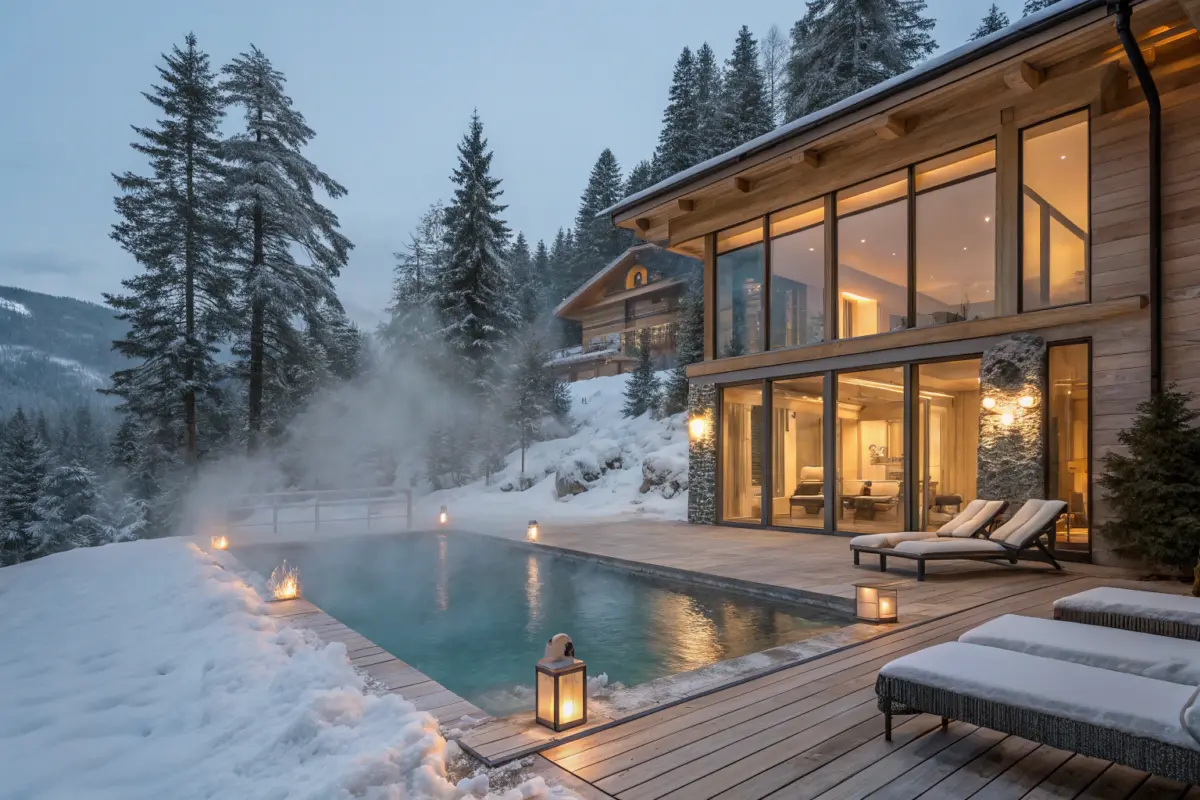 Piscine chauffée, l'idéal pour se baigner en hiver ! - Se baigner en hiver - Summer Waterfun