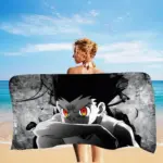 Serviette de plage “Gon” en mode colère dans Hunter × Hunter - Kf s c b fb dbe a j - Summer Waterfun