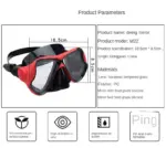 Masque de plongée professionnel pour adulte - Kf s e cc f b a aba - Summer Waterfun