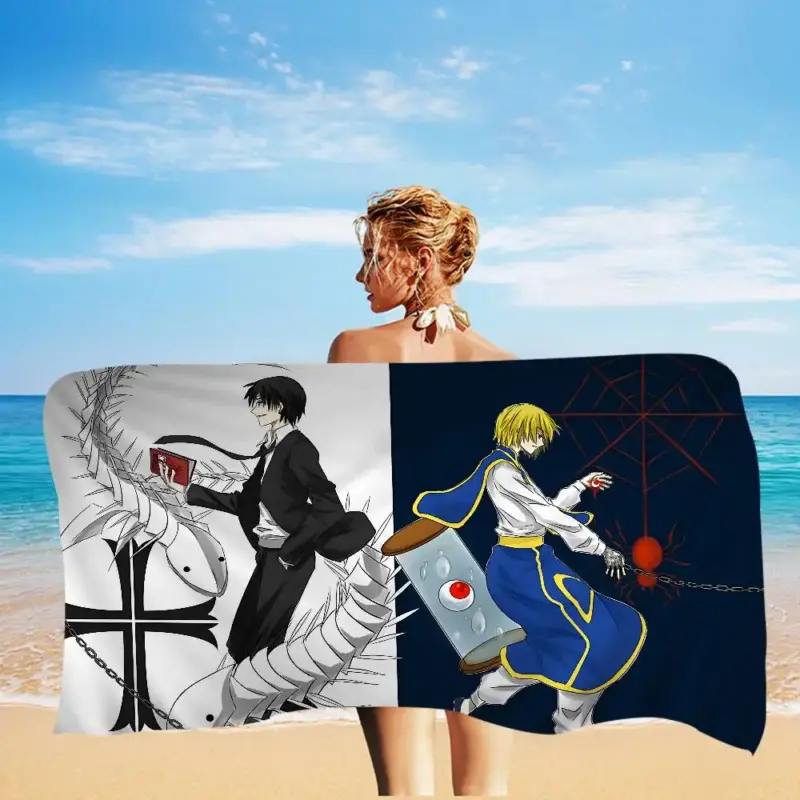 Serviette de plage “Kurapika” et “Chrollo” dans Hunter × Hunter - Kf s b b dc e b ad fw - Summer Waterfun