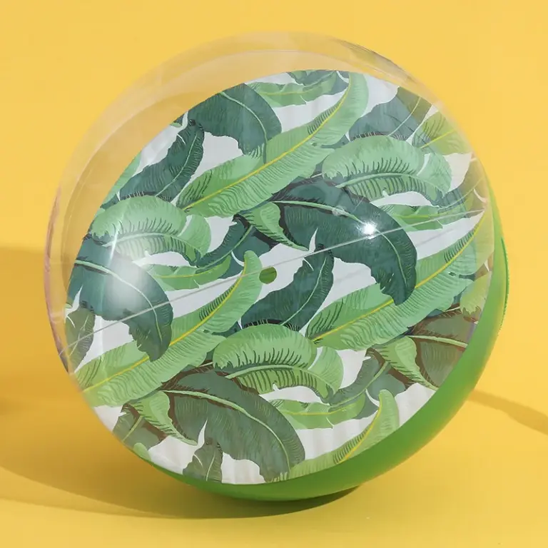Ballon de plage gonflable « Feuilles de bananier » - Kf s f b c c e cdbd b d dbi - Summer Waterfun