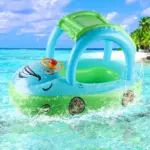 Bateau gonflable pour enfant avec toit pare-soleil - Kf sdb cb f d be d c b k - Summer Waterfun