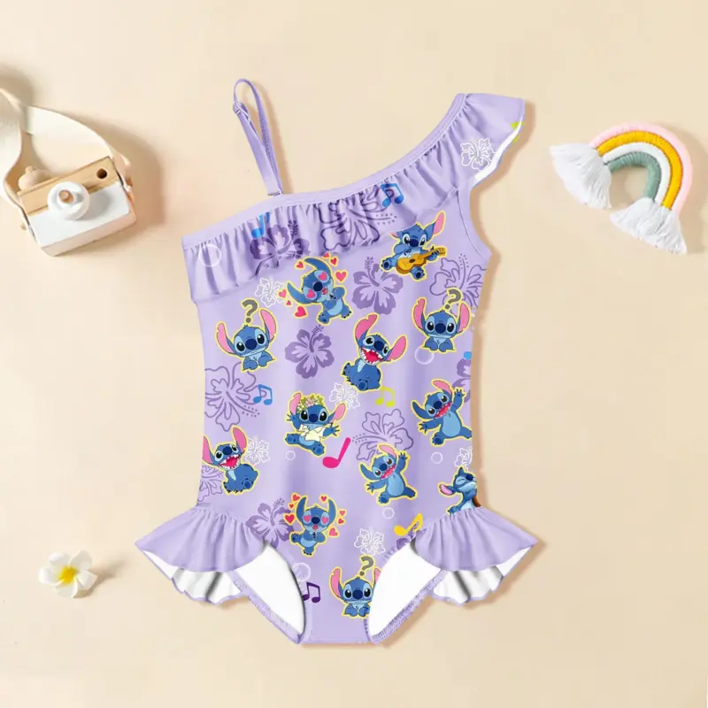 Maillot de bain “Stitch” pour fille - Kf sf b e e aab a a e l - Summer Waterfun