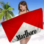 Serviette de plage “Marlboro Red” - Kf s ea fddba d d dfcbff f bw - Summer Waterfun