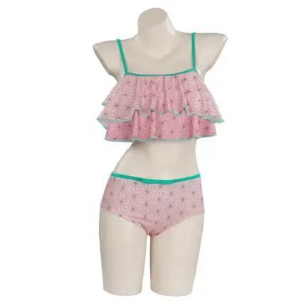 Maillot de bain deux pièces “Nezuko Kamado” dans Demon Slayer - Kf s bb cc fd de c a a bj - Summer Waterfun