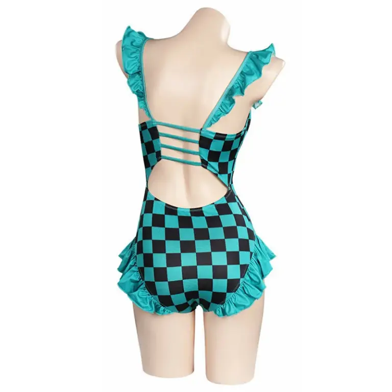 Maillot de bain une pièce “Tanjiro Kamado” dans Demon Slayer - Kf s e f a f a a c e a c dag - Summer Waterfun