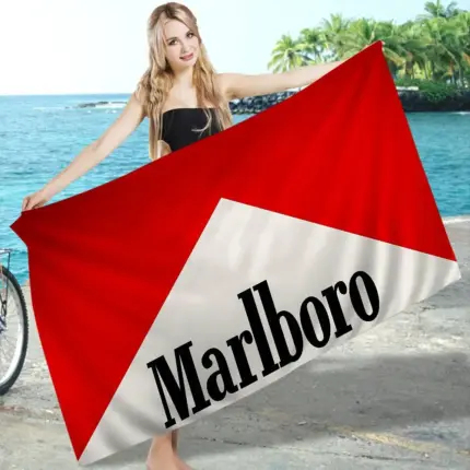Serviette de plage “Marlboro Red” - Kf s ca b fbc c dd e d c ep - Summer Waterfun