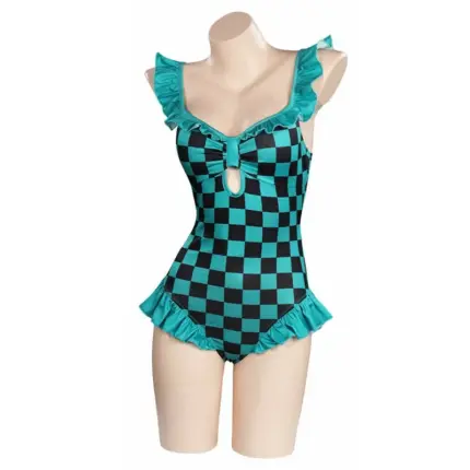 Maillot de bain une pièce “Tanjiro Kamado” dans Demon Slayer - Kf s d bc bd cad f f f - Summer Waterfun