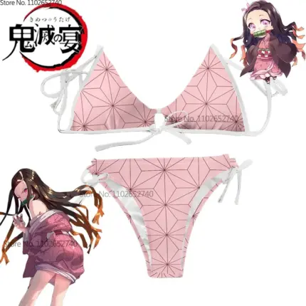 Bikini “Nezuko” dans Demon Slayer - Kf sf a da c e b c - Summer Waterfun