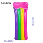 Matelas gonflable arc-en-ciel – Format XL - Kf sfccd bab ff c aef f dfd a - Summer Waterfun