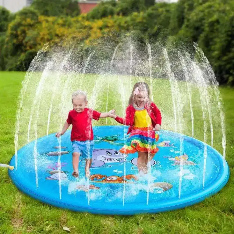 Tapis d’eau splash pad gonflable avec jets pour enfants - Kf s aa c d ee e ffc ee f f - Summer Waterfun