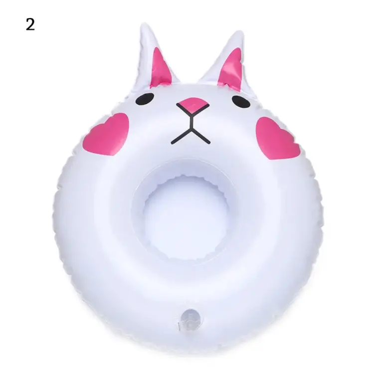 Porte-gobelet flottant “Lapin mignon” gonflable - Kf s fb bba fe b b c f p - Summer Waterfun