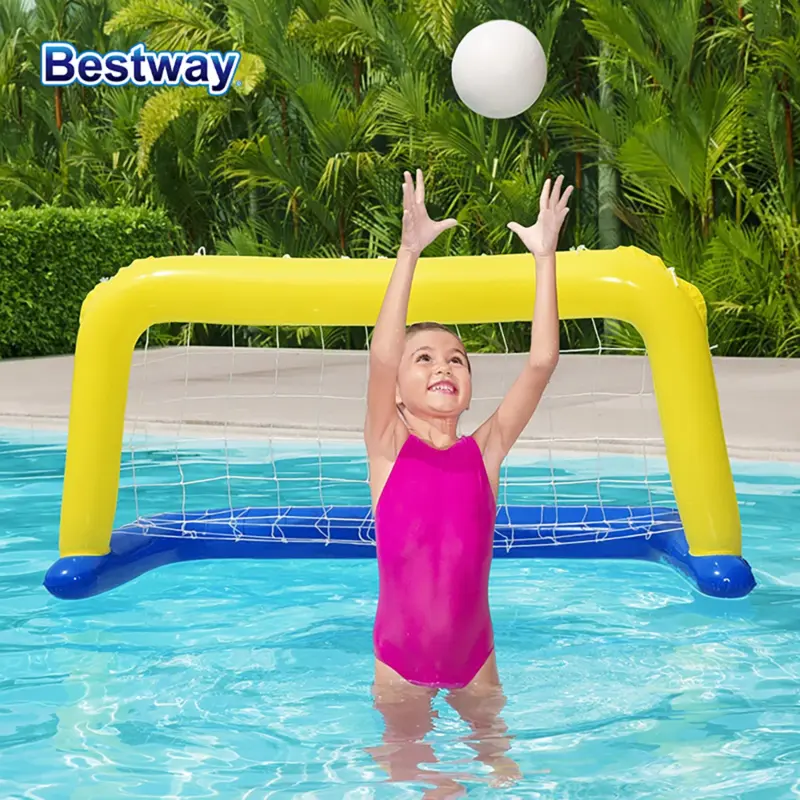 But de water-polo flottant pour piscine avec ballon - Kf sa de c b c a e aq - Summer Waterfun