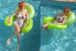 Fauteuil flottant gonflable en forme de citron vert pour piscine - Kf se df f ca aff a a - Summer Waterfun