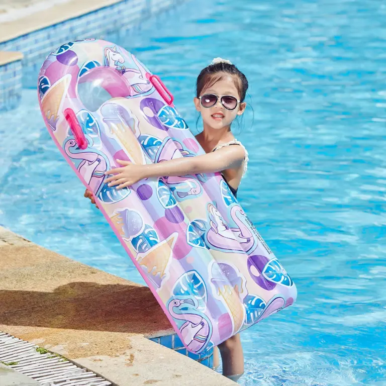 Matelas gonflable de piscine à motif licorne - Kf s e ac e f b e da - Summer Waterfun