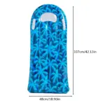 Matelas gonflable de piscine à motif palmier bleu - Kf se c e bc b b bc ee a bi - Summer Waterfun