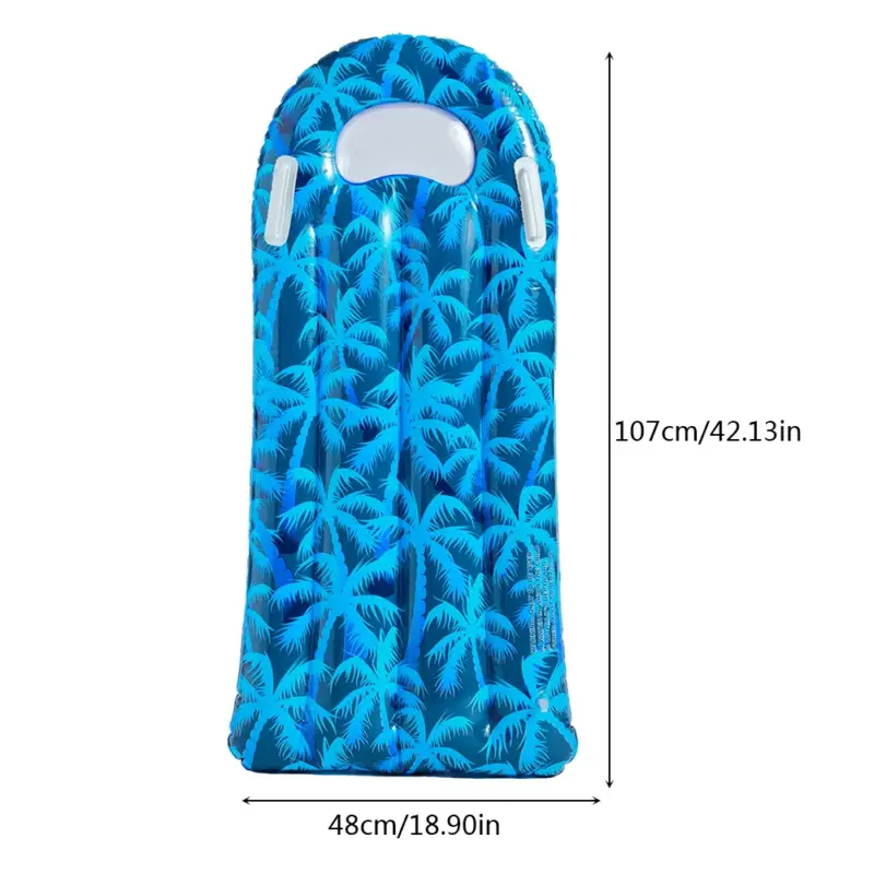 Matelas gonflable de piscine à motif palmier bleu - Kf se c e bc b b bc ee a bi - Summer Waterfun