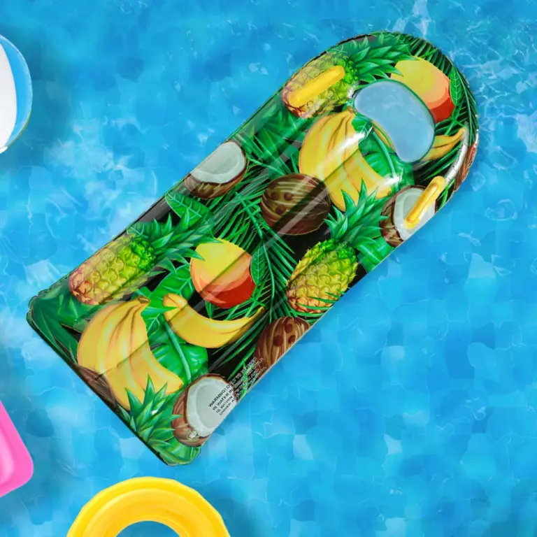 Matelas gonflable de piscine à motif fruits tropicaux - Kf sfa f c b cf fa a ddb c c - Summer Waterfun